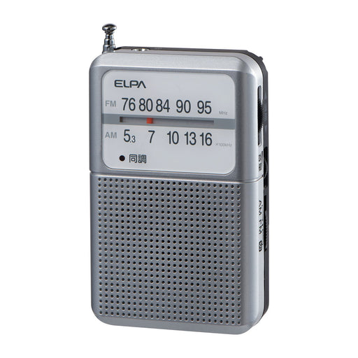 AM/FM電池長持ちラジオ_ER-P80F_ELPA（エルパ・朝日電器）