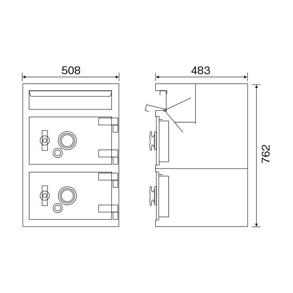 FL-3020/T_投入保管庫 ダイヤルタイプ 120kg_【車上渡し・送料無料(※リフト所有※一部地域対象外)】【代引不可】【メーカー直送】_ダイヤセーフ