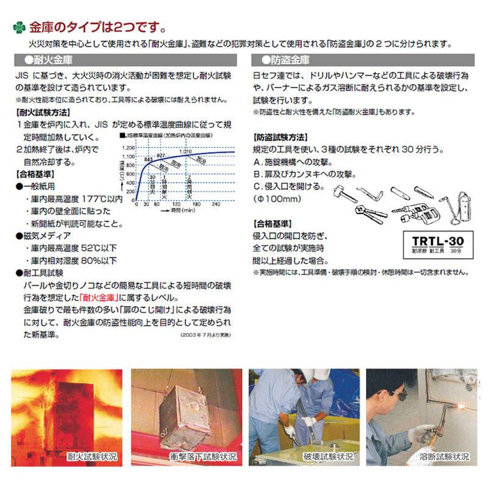 ダイヤセーフ 家庭用耐火金庫　ダイヤルロック(ダイヤルタイプ)　D34-4 - 4