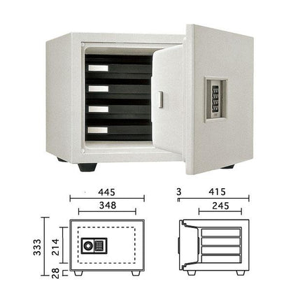 KS-20E-FA_テンキー式耐火金庫（警報器付）20L 37kg_【送料・設置料見積要】【代引不可】【メーカー直送】_KingCrown（日本アイ・エス・ケイ）