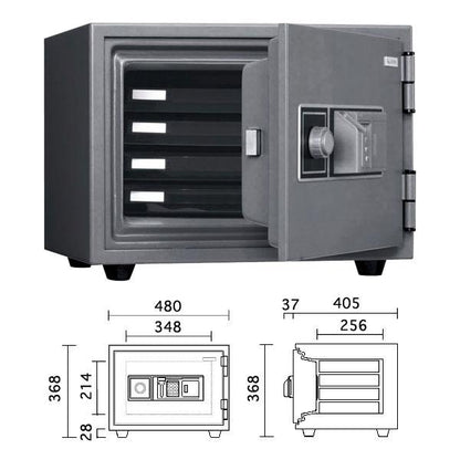 KS-20FPE_指紋認証式耐火金庫 20L 52kg_【送料・設置料見積要】【代引不可】【メーカー直送】_KingCrown（日本アイ・エス・ケイ）