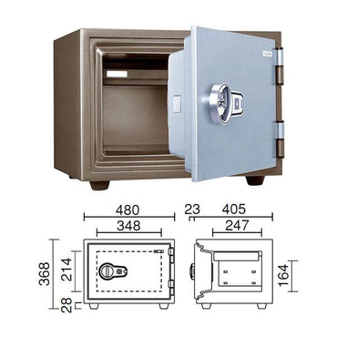 KS-20MA_特殊マグネットロック式耐火金庫（警報器付）20L 52kg_【送料・設置料見積要】【代引不可】【メーカー直送】_KingCrown（日本アイ・エス・ケイ）
