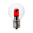LDA1CR-G-E17-G457_1766600_LED装飾電球S形ミニ球形 E17 クリアレッド_ELPA（エルパ・朝日電器）