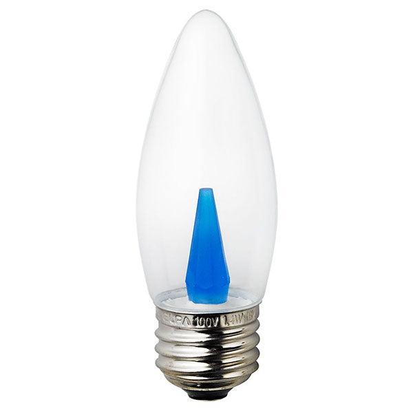LDC1CB-G-G339_1767900_LED装飾電球シャンデリア球形 E26 クリアブルー_ELPA（エルパ・朝日電器）