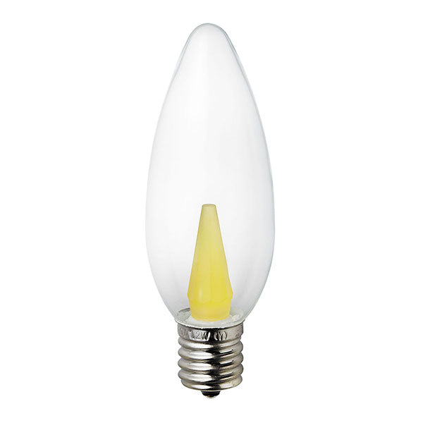 LDC1CY-G-E17-G330_1767700_LED装飾電球シャンデリア球形 E17 クリアイエロー_ELPA（エルパ・朝日電器）