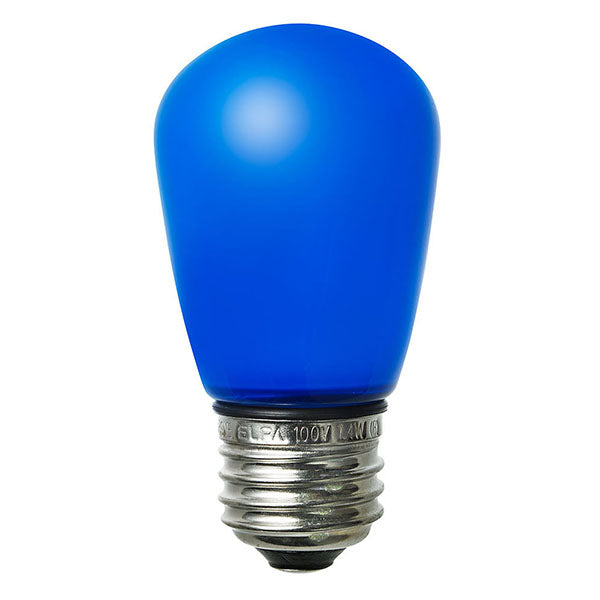 防水型LED装飾電球 サイン球形 E26 ブルー LDS1B-G-GWP902