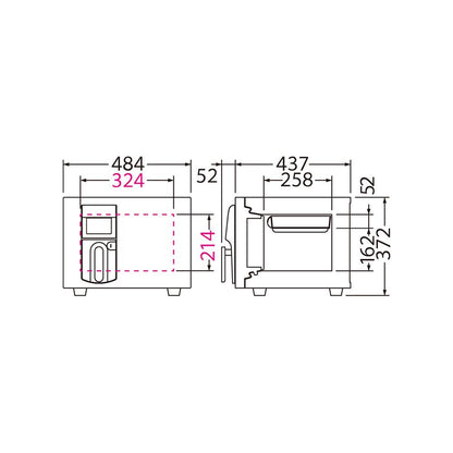 OSS-C EIKO エーコー MEISTER（マイスター）家庭用耐火金庫 ICカードタイプ 1時間耐火 60kg 19.5L