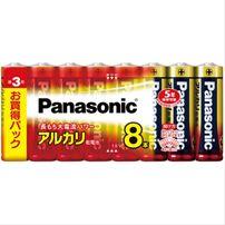 (P)LR6XJ/8SW_アルカリ乾電池 単3形 8本入Panasonic（パナソニック）