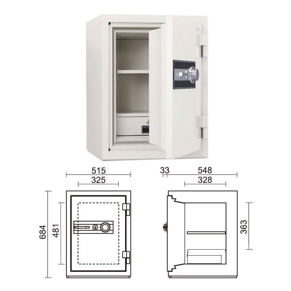 STJ-50SD_キングスーパーダイヤル耐火金庫 ストロング 51L 180kg_【送料・設置料見積要】【代引不可】【メーカー直送】_KingCrown（日本アイ・エス・ケイ）