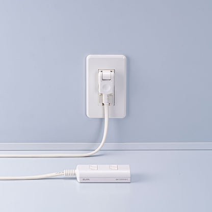 WBT-N3030B(W)_1962300_扉付タップラン3P3m_ELPA（エルパ・朝日電器）