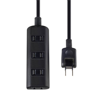 WBT-N4010B(BK)_1963400_扉付タップラン4P1m_ELPA（エルパ・朝日電器）