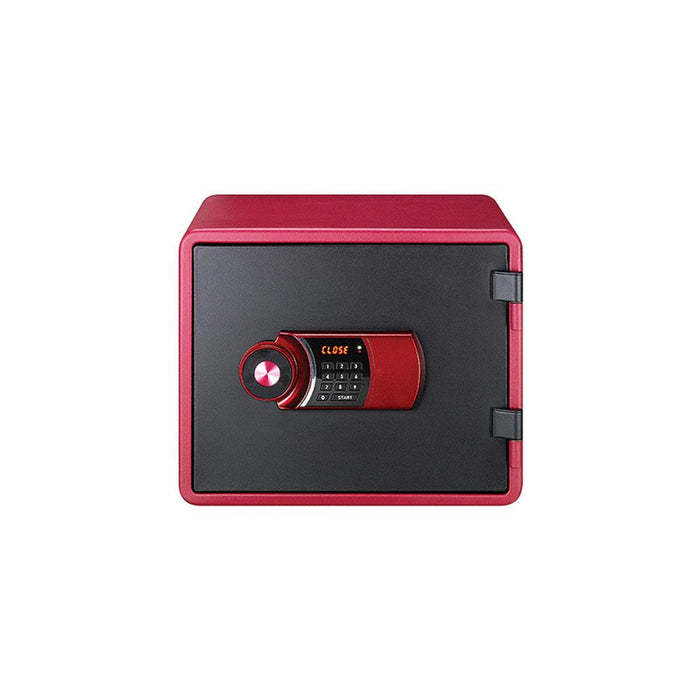 YESM-020RD_YES COLOR SAFE 家庭用耐火金庫 テンキータイプ（LCD画面付テンキーロック）21L 37kg_【送料・設置料見積要】【代引不可】【メーカー直送】_EIKO（エーコー）
